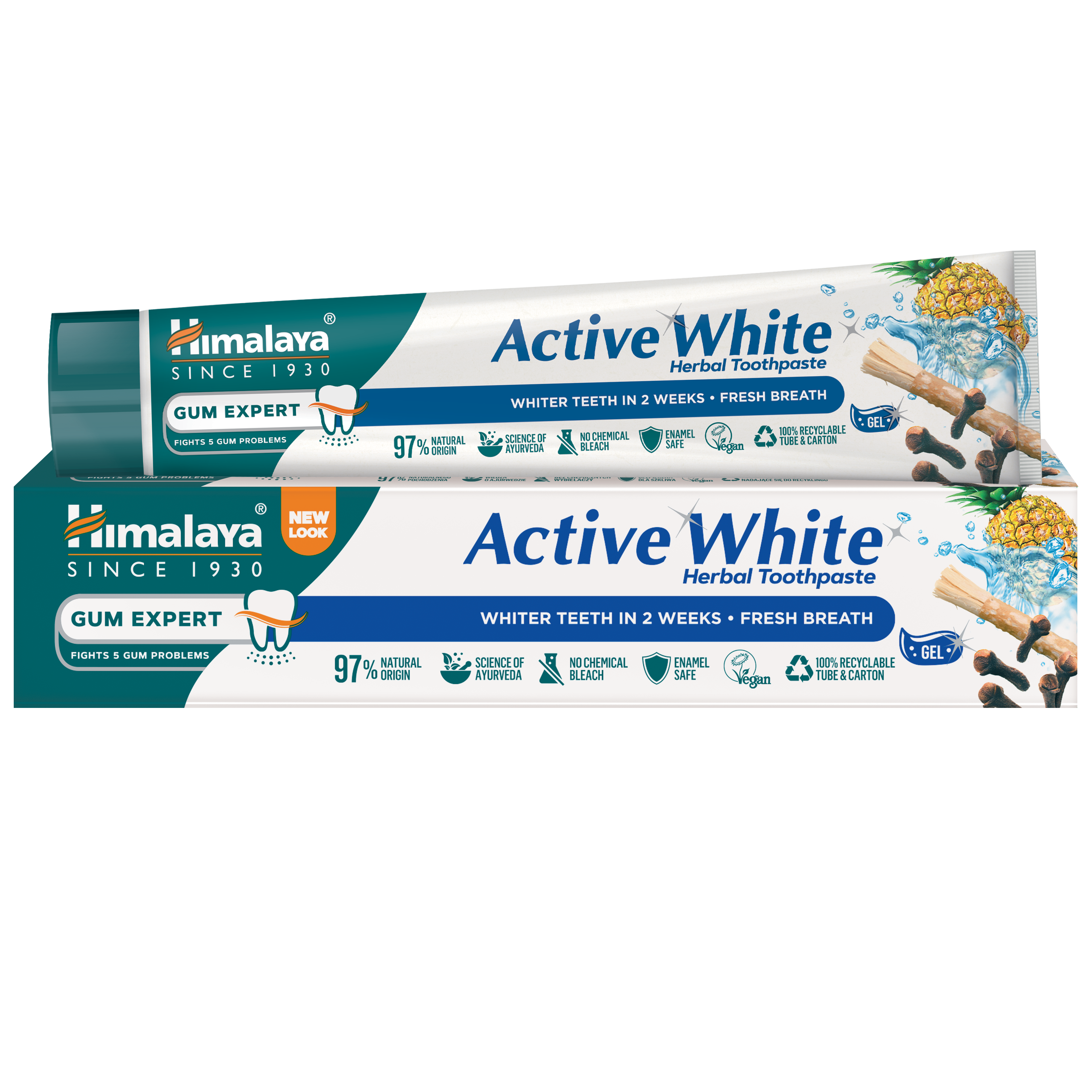 HIMALAYA Паста за зъби active white, 75 мл.