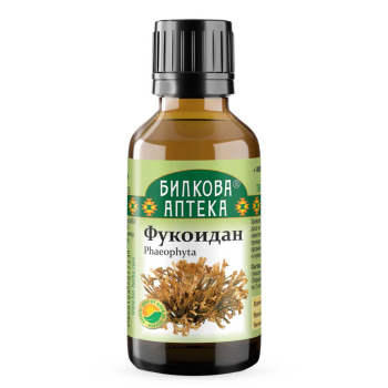 Фукоидан Тинктура - антиоксидант и имуностимулатор, Bioherba, 50 мл