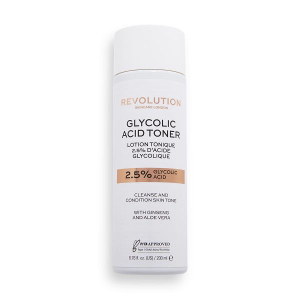 Revolution Skincare тоник за лице 2.5% Glycolic Acid 200мл