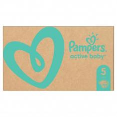 Pampers Active Baby MSB пелени 5 Джуниър х150 броя