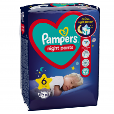 Pampers Night Нощни гащи 6 х19 броя
