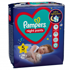 Pampers Night Нощни гащи 5 х22 броя