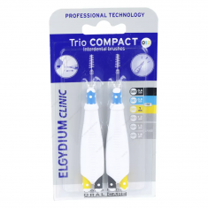 Elgydium Clinic Trio Compact Интердентални четки за широки пространства, 1,9 mm х2 броя