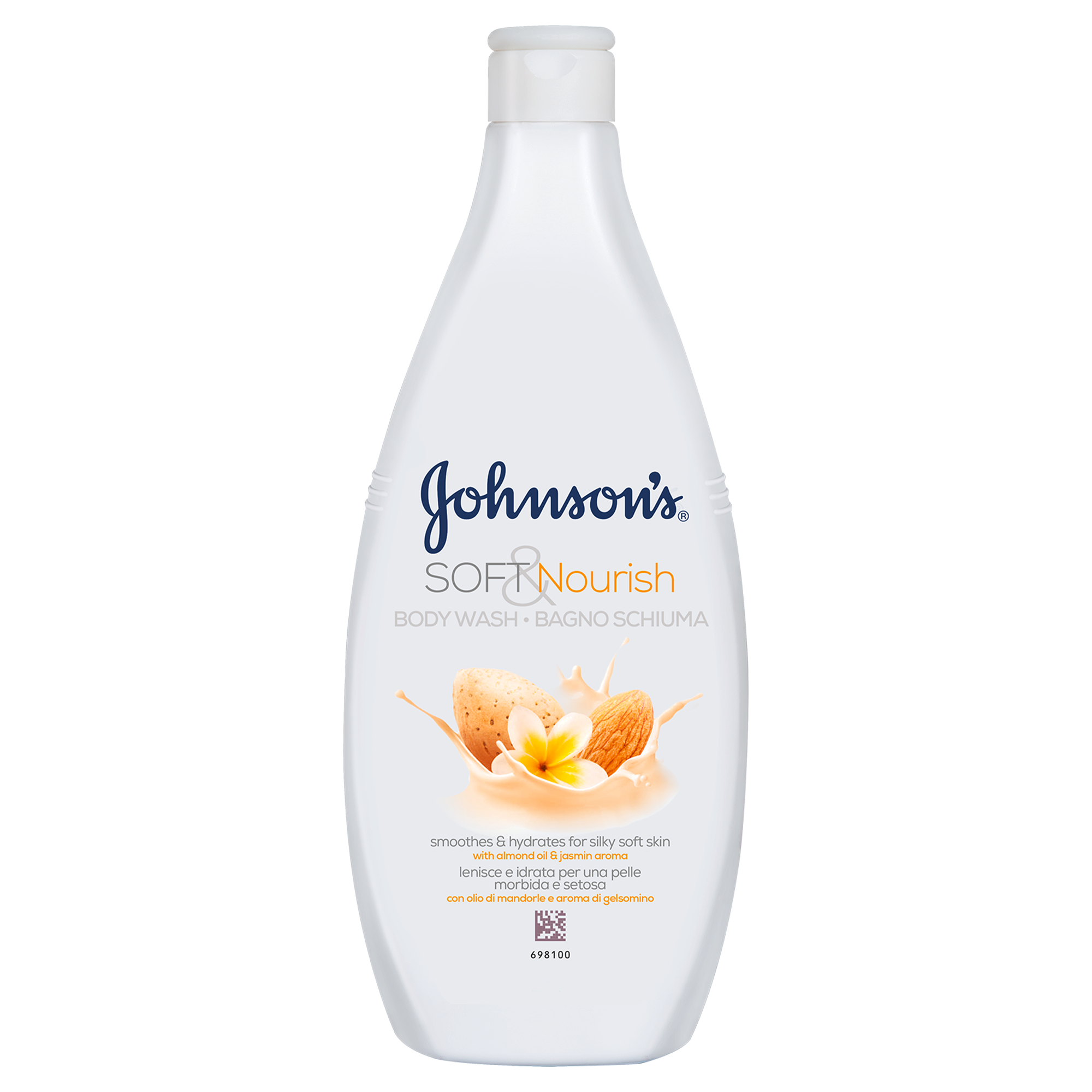 JOHNSON'S Душ гел с бадемово масло и жасмин, 750 мл