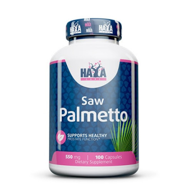 Haya Labs Saw Palmetto / Сау Палмето 550mg. / 100 Caps.