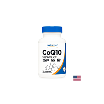 Енергия и здраво сърце - Коензим Q10, 100 mg x 120 капсули Nutricost