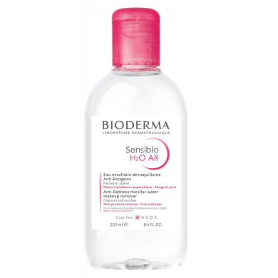 Bioderma Sensibio H2O AR мицелен разтвор против зачервяване 250мл