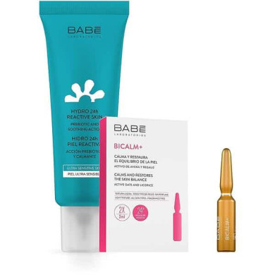 BABE КОМПЛ.ХИДРАТ. КРЕМ ЗАЧЕРВ. + АМПУЛИ БИКАЛМ