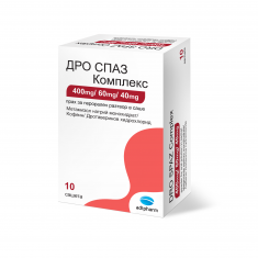 Дро Спаз Комплекс 400 mg/60 mg/40 mg х10 сашета