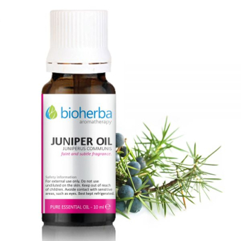 Етерично масло от Хвойна (Juniper oil), Bioherba, 10 мл