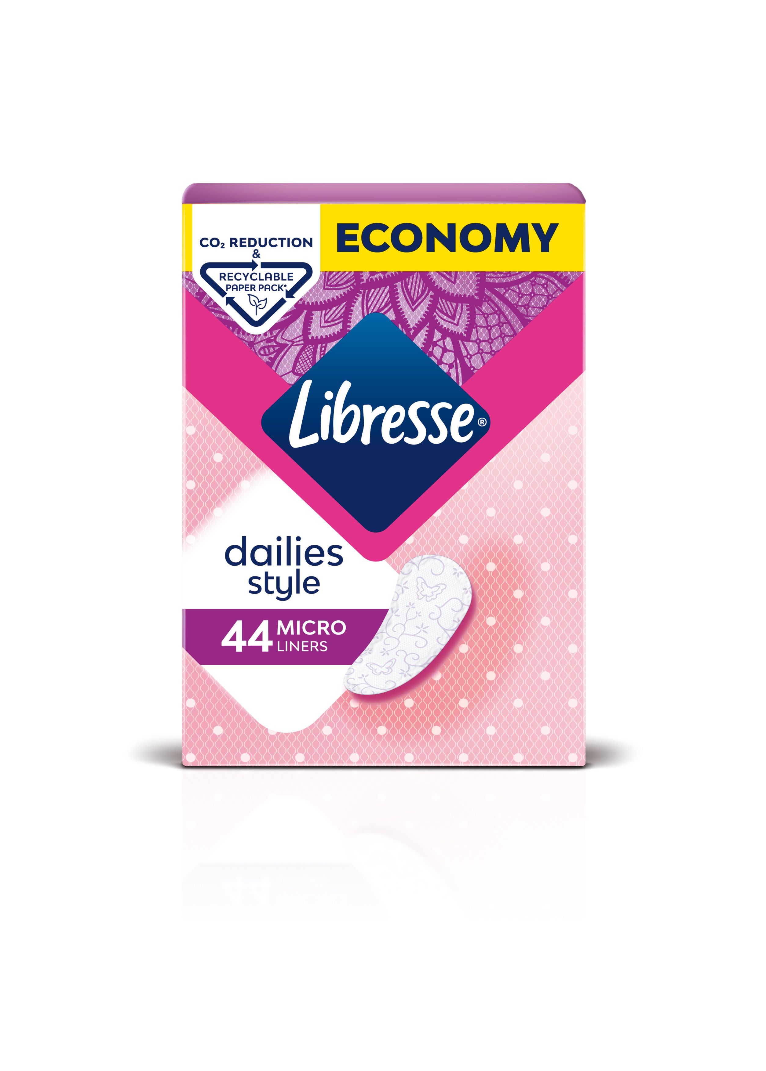 LIBRESSE DAILY FRESH Дамски превръзки MICRO, 44 бр.