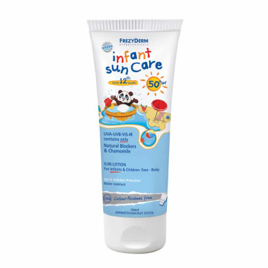 FrezyDerm Sun SCREEN СЛЪНЦЕЗАЩИТЕН ЛОСИОН ЗА БЕБЕТА И ДЕЦА SPF 50+ 100 мл