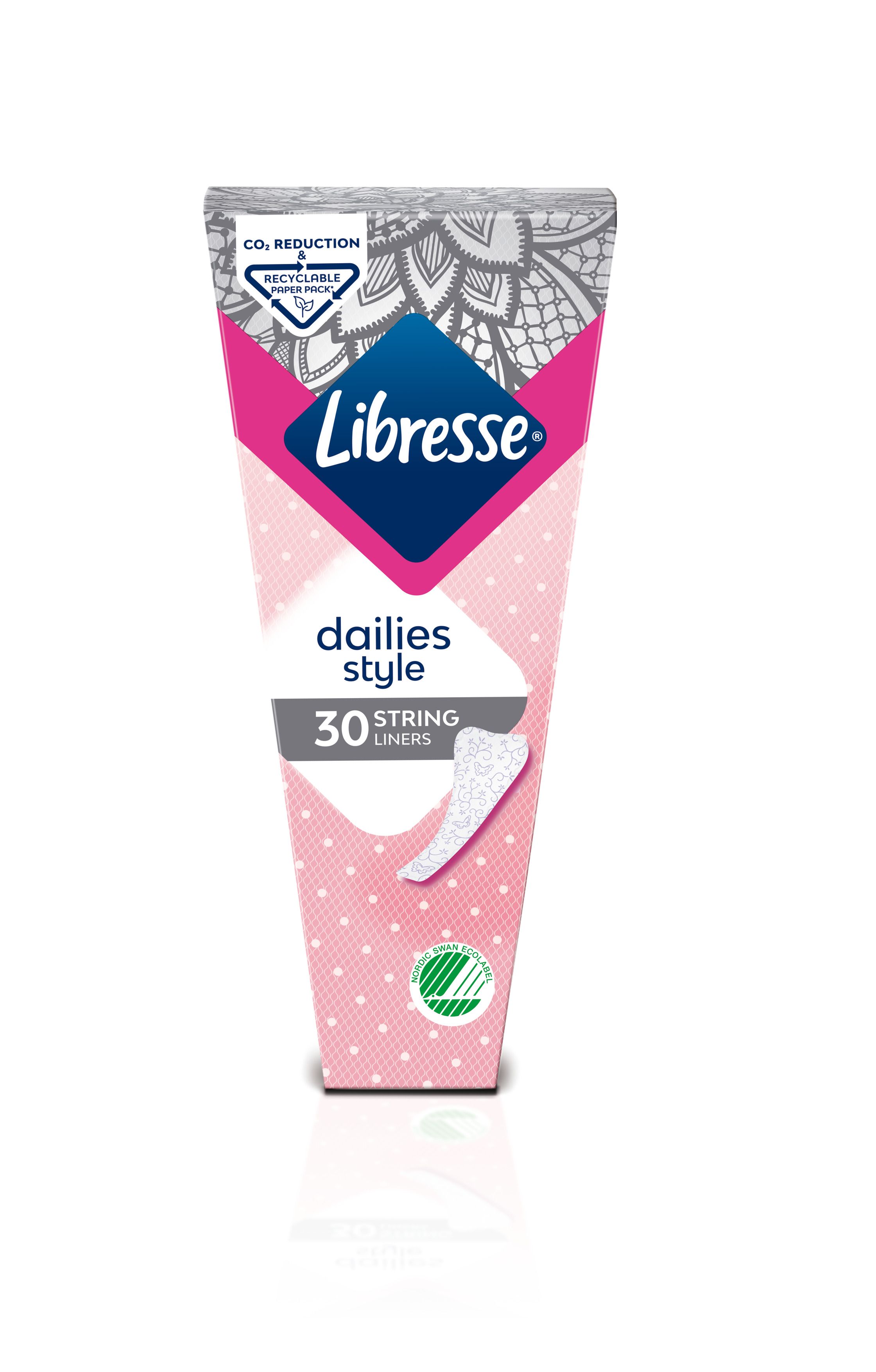 LIBRESSE DAILY FRESH Дамски превръзки STRING, 30 бр.