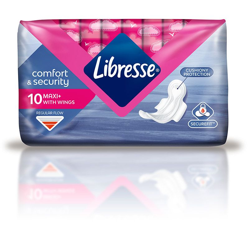 LIBRESSE MAXI NORMAL Дамски превръзки, 10 бр.