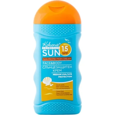 Kokona Sun Слънцезащитен крем SPF15 за цялото семейство 150 мл