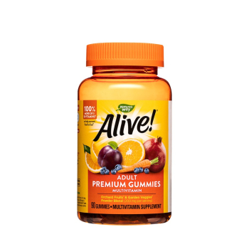 Alive Мултивитамини за Възрастни, 100 мг, 90 желирани таблетки