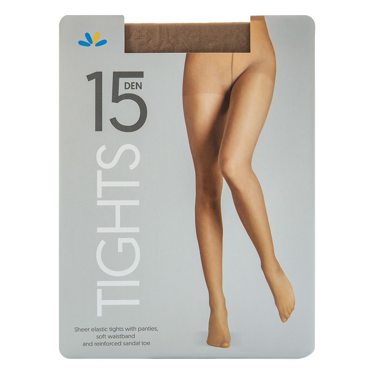 LILLY LIGHT SAND Чорапогащи 15 DEN светли р-р 3