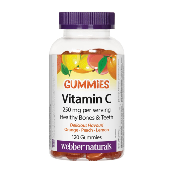 Витамин С Гъми, Webber Naturals, 125 mg, 120 желирани табл.
