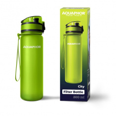 Aquaphor Филтрираща бутилка "Сити" - Зелена 500 ml