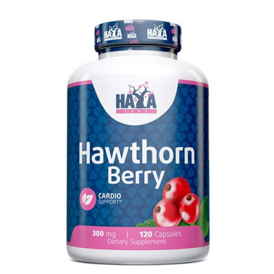 Haya Labs Hawthorn Berry / Глог Плод 300mg. / 120 caps.