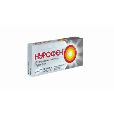НУРОФЕН таблетки 200 мг х 24