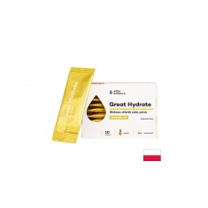 Great Hydrate – Електролитен баланс и бърза хидратация, 10 сашета