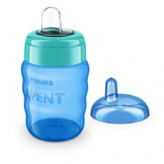 Avent Чаша със силиконов улей 260 ml 9м+ синя