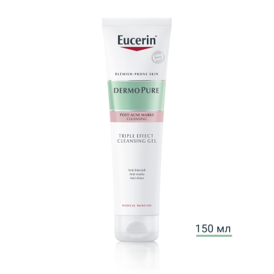 Eucerin DERMOPURE Измиващ гел с тройно действие 150 мл