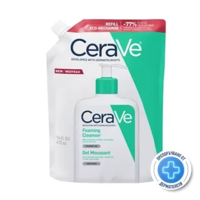CeraVe Измиваща гел-пяна за лице и тяло 473 ml - ПЪЛНИТЕЛ