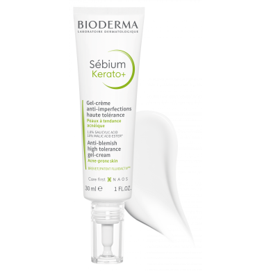 Bioderma Sebium Kerato+ гел-крем при акне и несъвършенства 30 мл