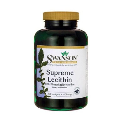 SWANSON Supreme Lecithin with Phosphatidylcholine 400mg. / 300 Soft