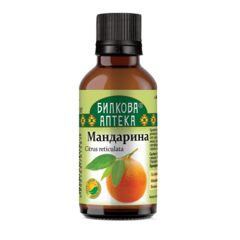 Мандарина Тинктура - успокоява и тонизира, Bioherba, 50 мл