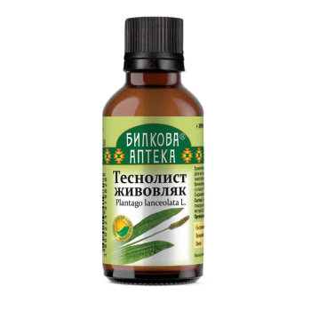 Теснолист Живовляк Тинктура - при кашлица, Bioherba, 50 мл