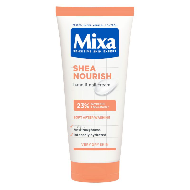MIXA SHEA NOURISH Крем за ръце за суха и много суха кожа, 100 мл