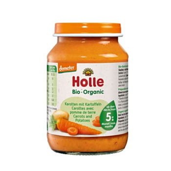 HOLLE ДЕМЕТЕР 2294 БИО ПЮРЕ МОРКОВИ С КАРТОФИ 190ГР