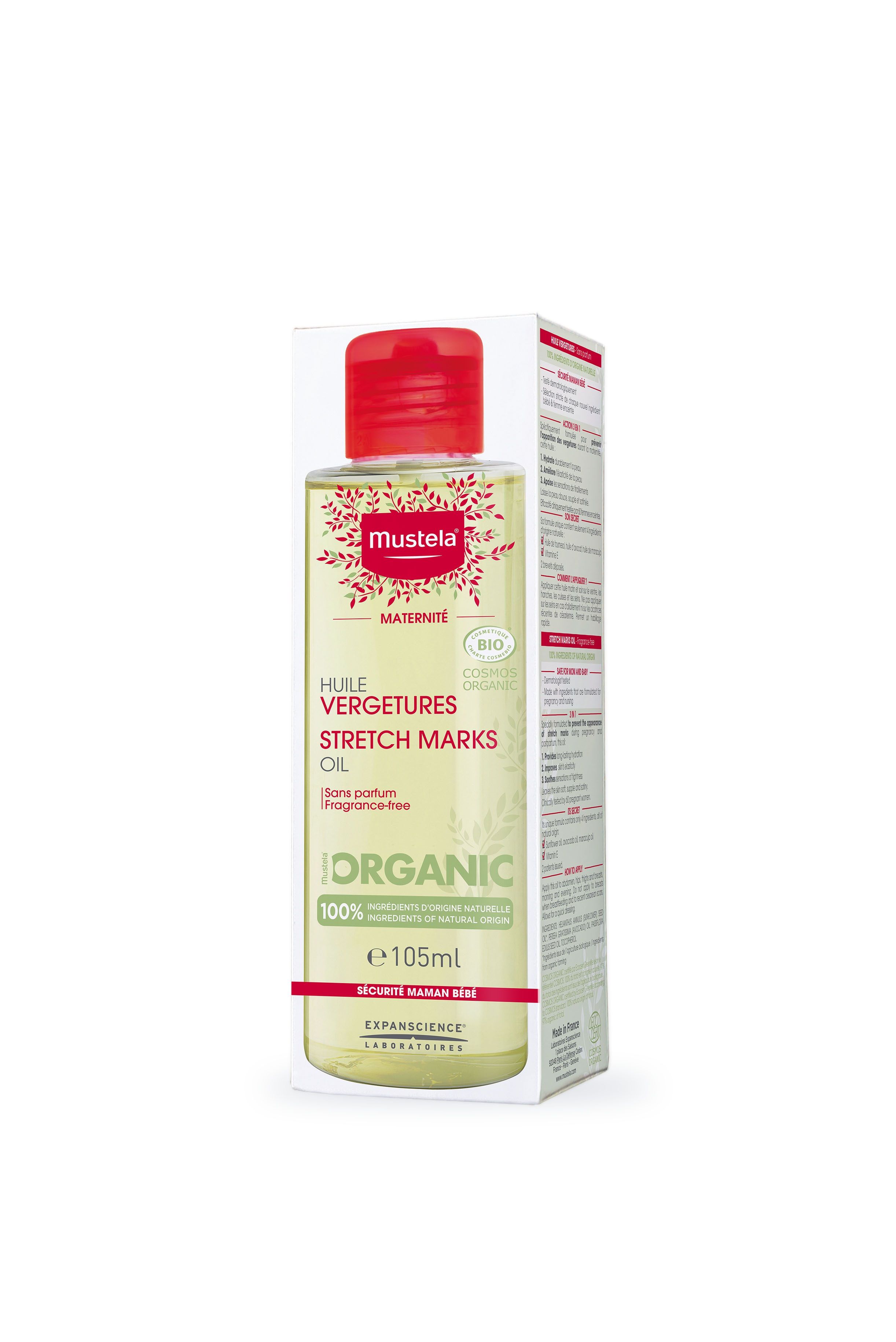 MUSTELA MATERNITE Био олио против стрии 3в1, 105 мл