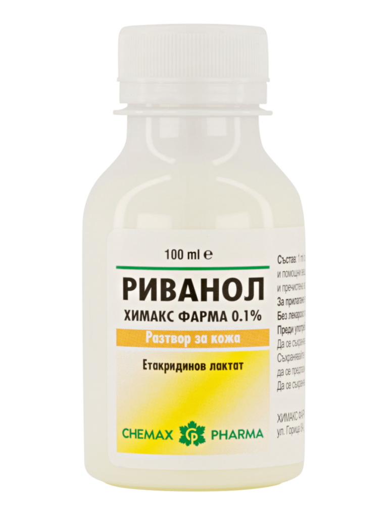 RIVANOL sol 0.1% 100ml в кутия CHEMAX
