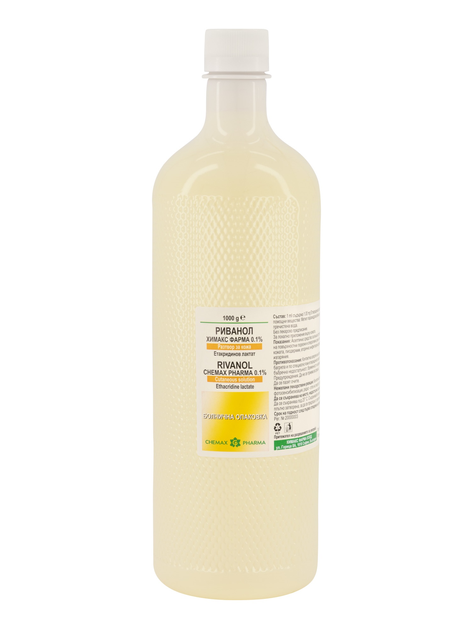 RIVANOL sol 1000ml CHEMAX