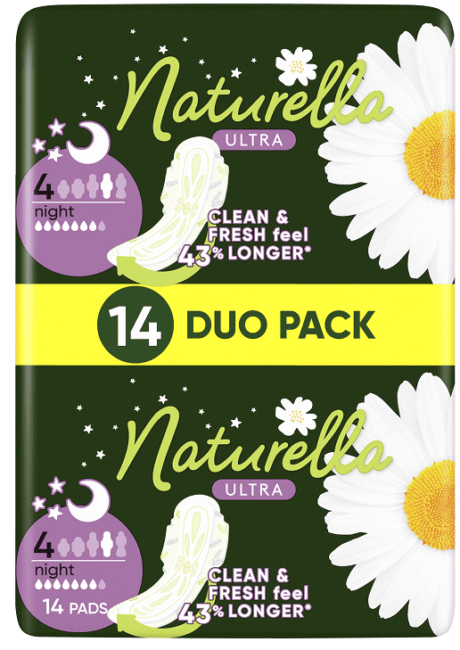 NATURELLA ULTRA NIGHT Дамски превръзки, 14 бр.