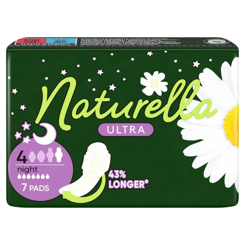 NATURELLA ULTRA NIGHT Дамски превръзки, 7 бр.