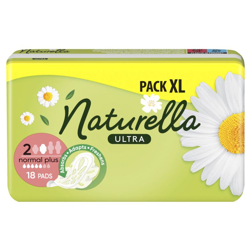 NATURELLA ULTRA NORMAL PLUS Дамски превръзки, 18 бр.