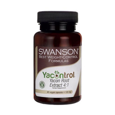 SWANSON Yacontrol Yacon Root Extract 4:1 100mg. / 90 Vcaps