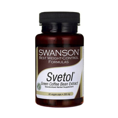 SWANSON Svetol Green Coffee Bean Extract 200mg. / 60 Vcaps
