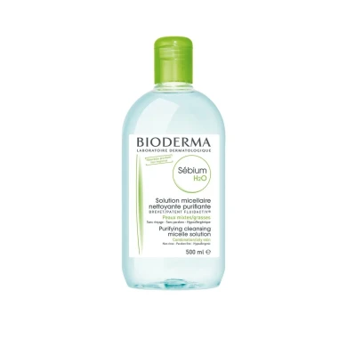 Bioderma Sebium H2O Почистваща мицеларна вода 500 ml