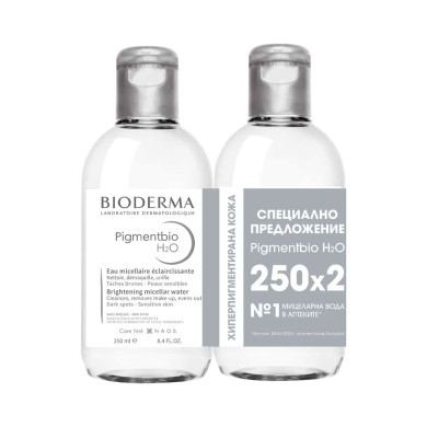 BIODERMA PROMO PIGMENTBIO МИЦЕЛАРНА ВОДА 2 Х 250мл
