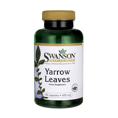 SWANSON Yarrow Leaves 400mg. / 120 Caps.