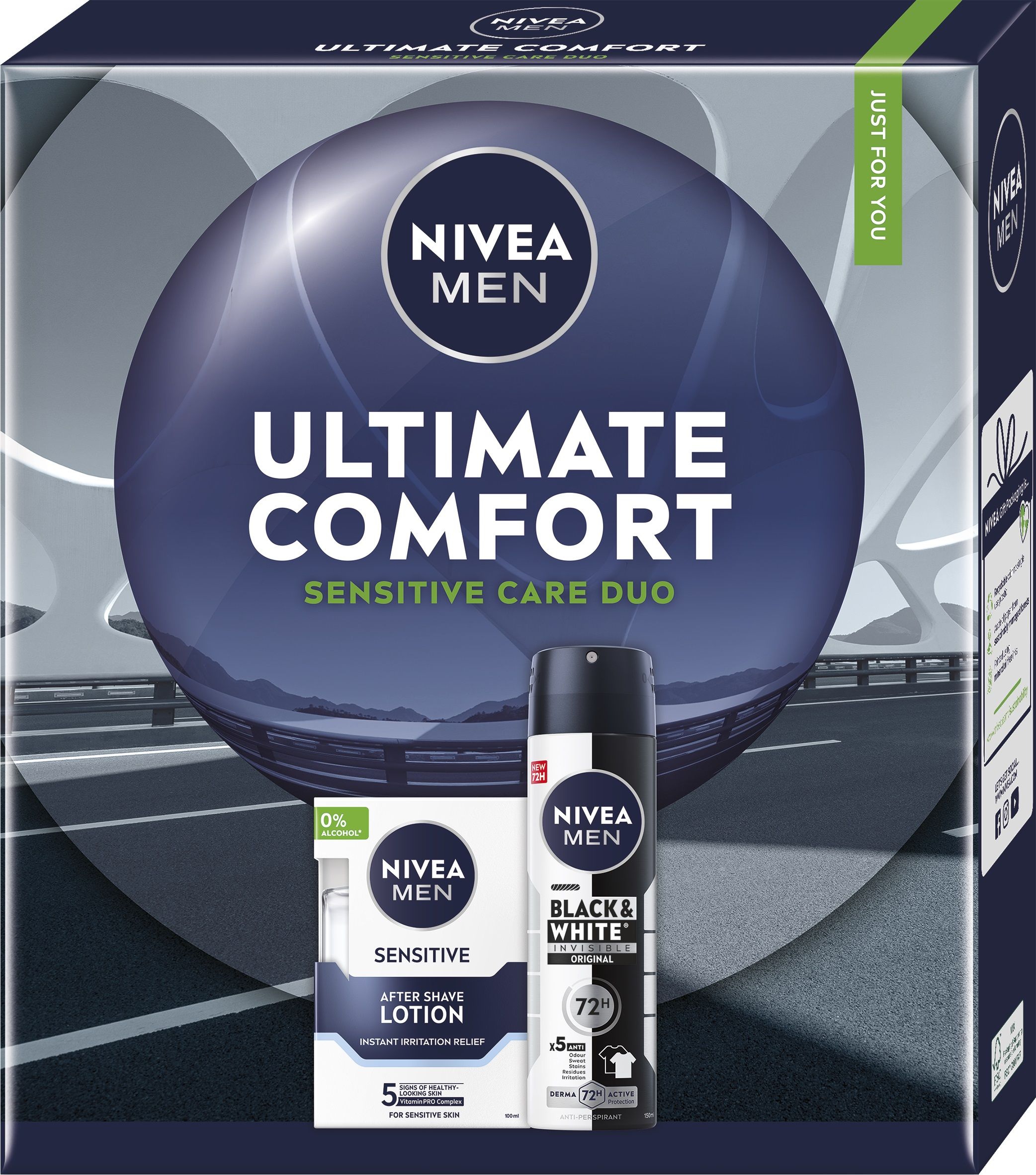 NIVEA MEN ULTIMATE COMFORT Подаръчен комплект афтършейв + део спрей