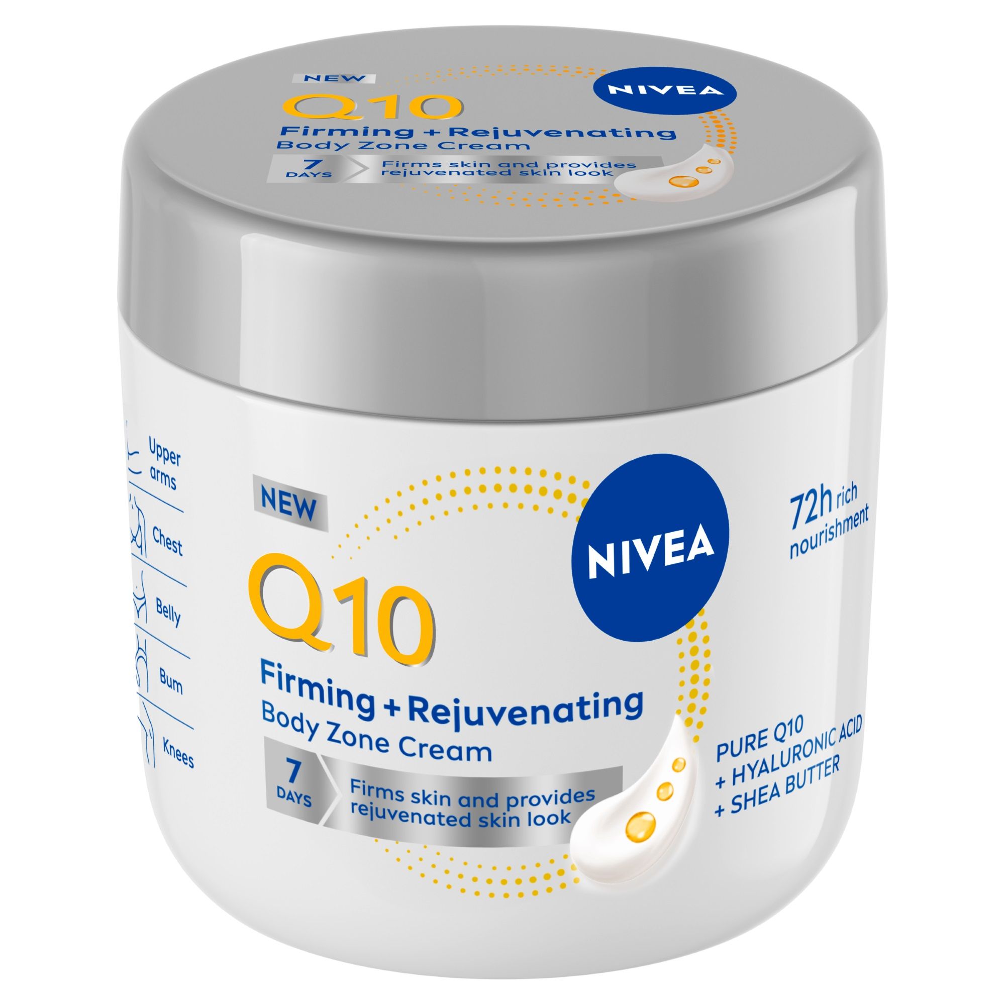 NIVEA Q10+ Крем за тяло, 400мл.
