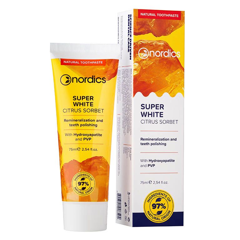 NORDICS SUPER WHITE Паста за зъби, 75мл.
