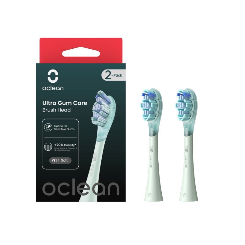 OCLEAN ULTRA GUM CARE -2pack  UG01 G02 Накрайници за четка за зъби, 2бр., Зелени